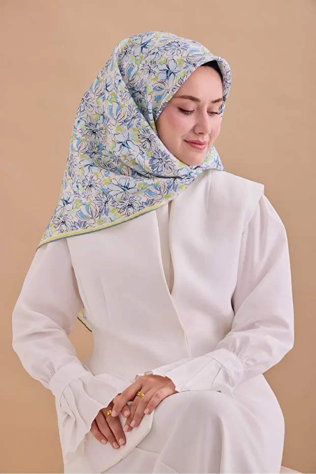 Twill İpek Eşarp 11477-01 - 5