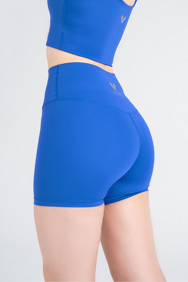 Defıne Push-Up Bıker Şort Tayt Saks - 5