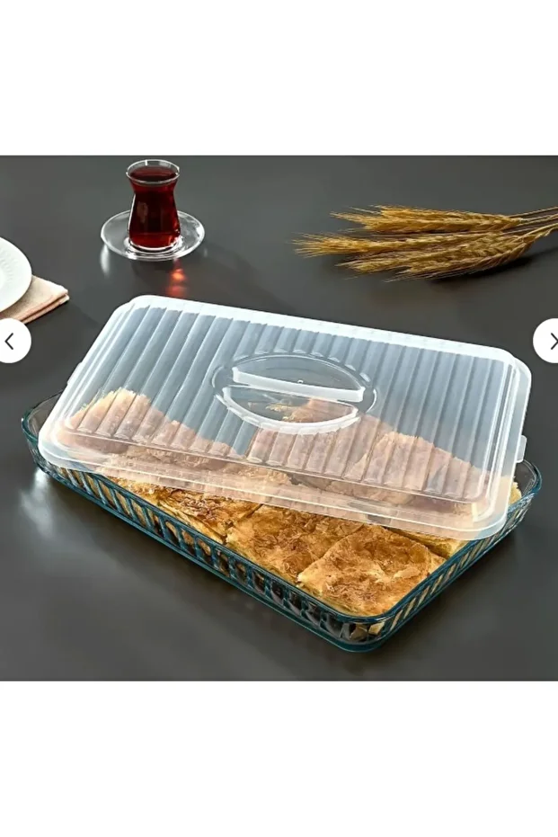 Rectangular Pyrex Lid – Bpa-Free and Convenient to Carry - 1