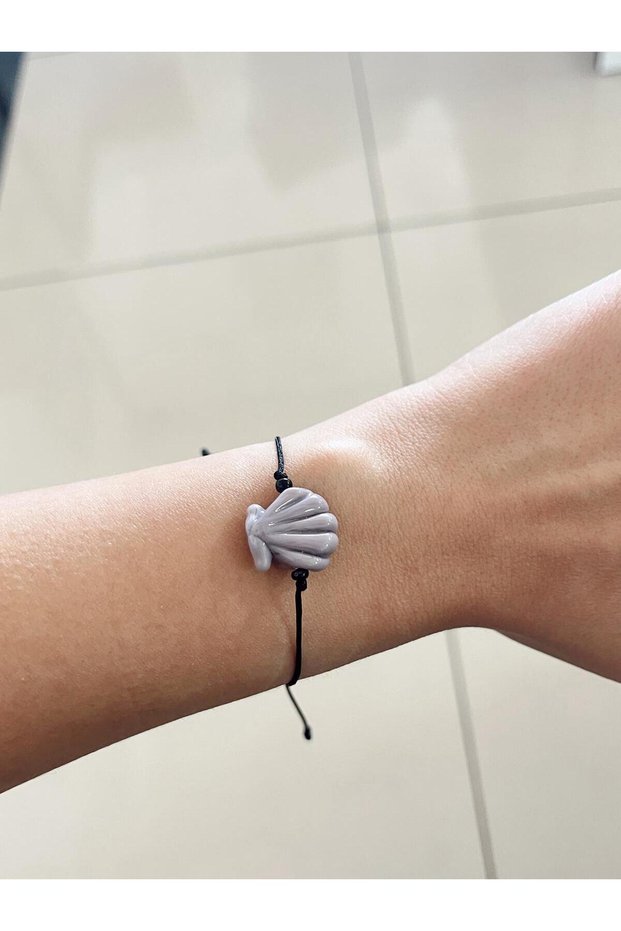 Handmade Murano Glass Seashell Bracelet