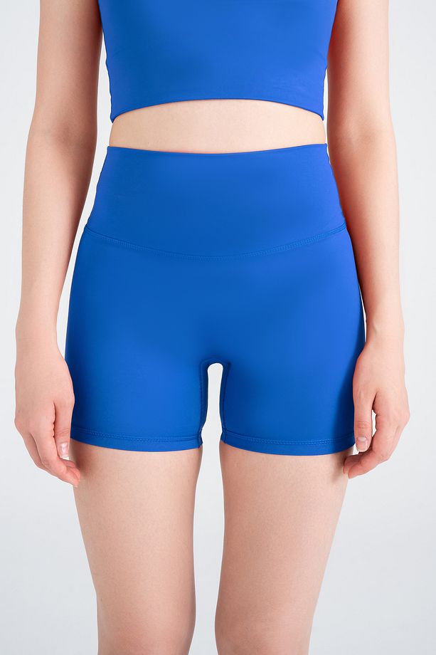 Defıne Push-Up Bıker Şort Tayt Saks - 4