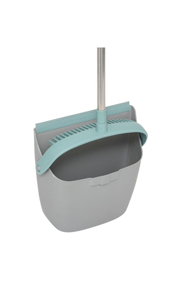 Lobby Durable Swivel Broom and Dustpan Set - 5
