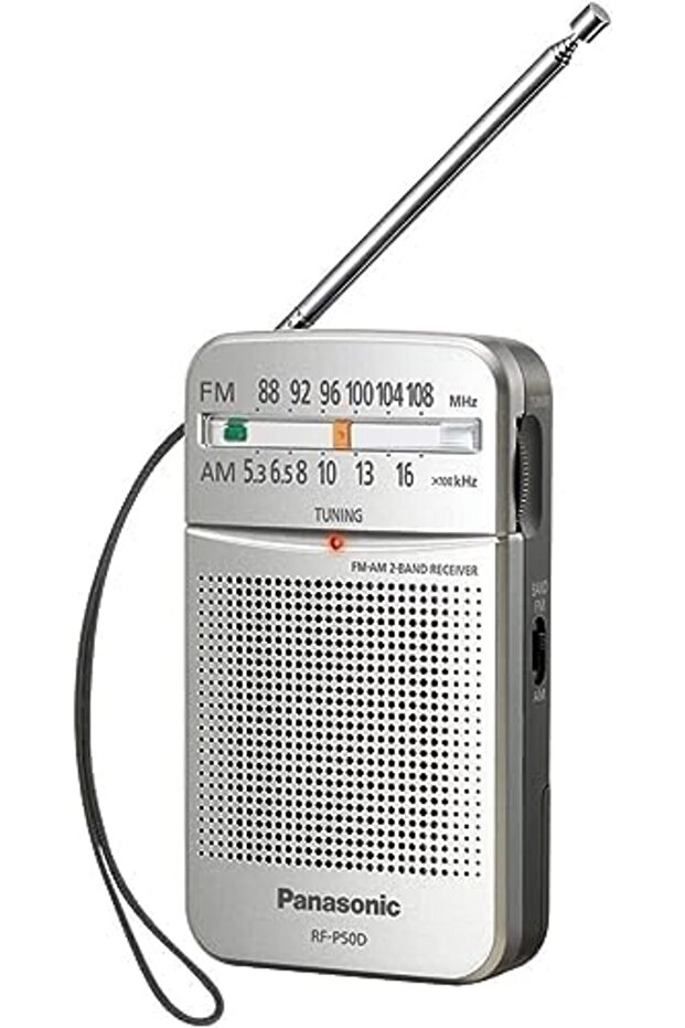 RF-P50 Portable Radio Silver - Portable Radios (AM,FM, 88-108 MHz, 53-170 kHz, 5.71 cm, 5.