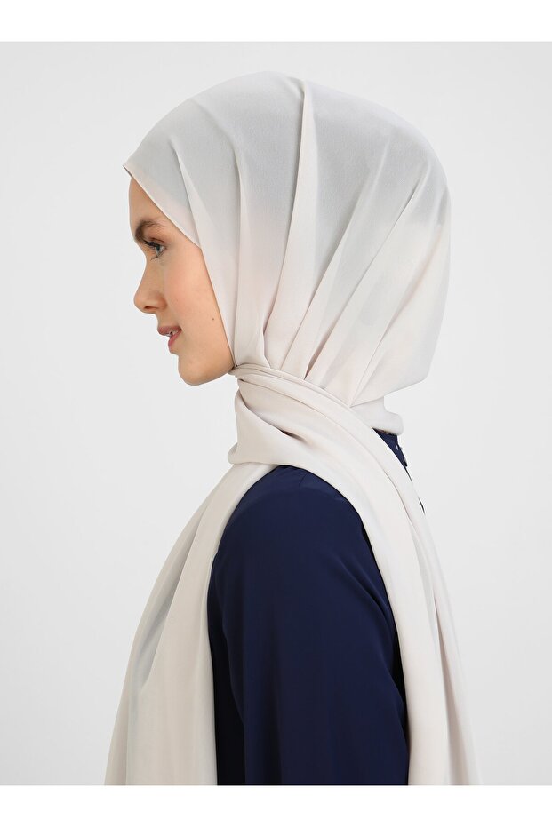 Şifon Şal - Stone - - 4