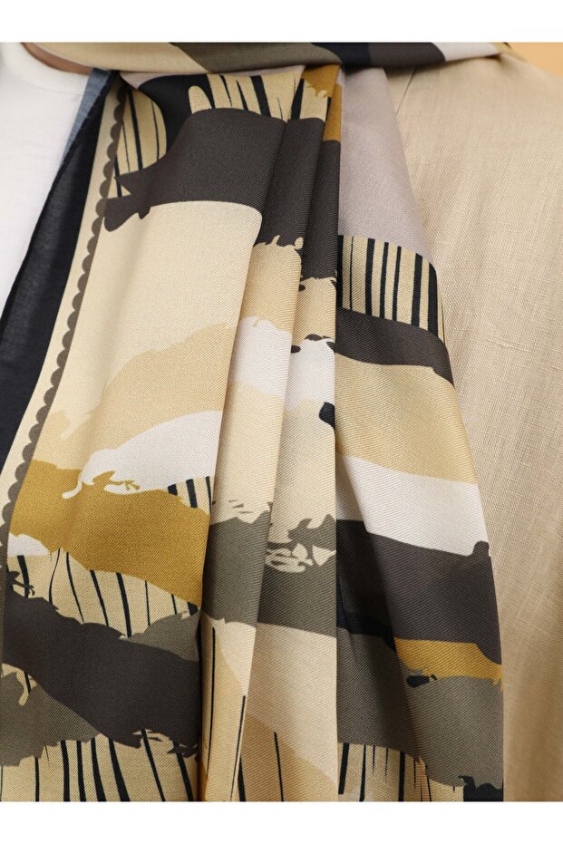 Şal moale - Multicolor - V03 - - 4