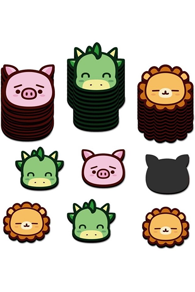 Set 90 magneti animale recompensa copii, - 1