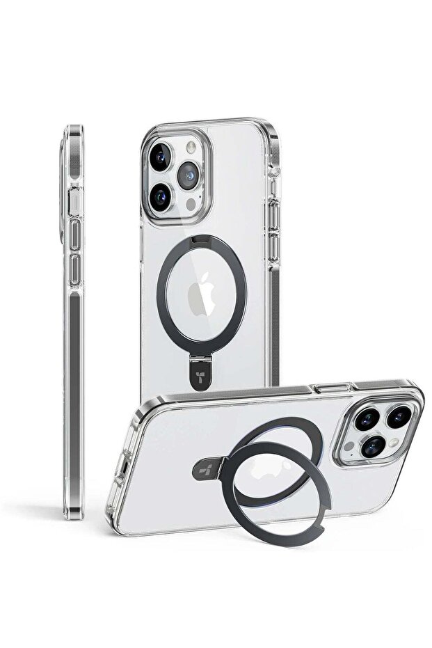 Magnetic Ostand Hue Designed for iPhone 15 Pro Max Case, [Mil-Grade Drop Tested][Compatible w