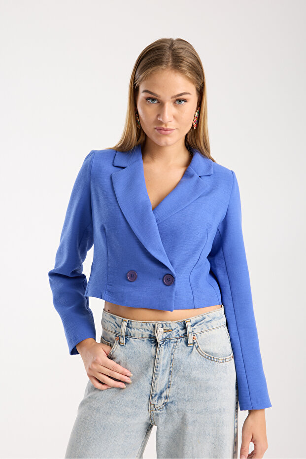 Blazer Ceket Kısa - 1