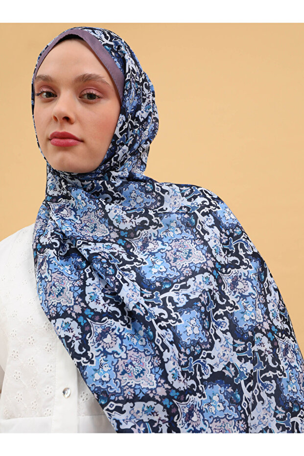 شال ناعم بنمط عرقي - متعدد الألوان - V05 - - 2