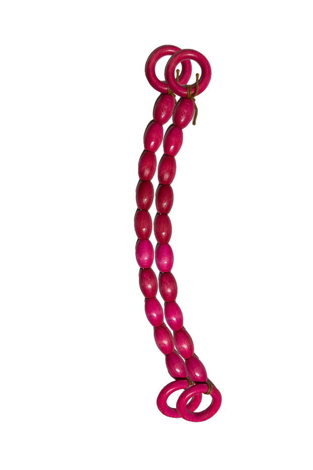 Wooden Beaded Bag Handle (40cm)-Model 1