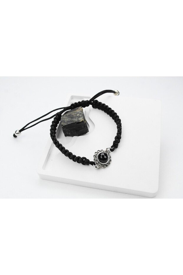 سوار بلاك كرافت أولتو ستون بإطار فضي قابل للتعديل من آيلين