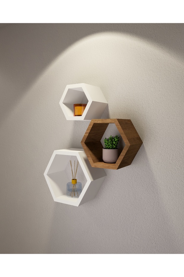 3lü Altıgen Raf - 1