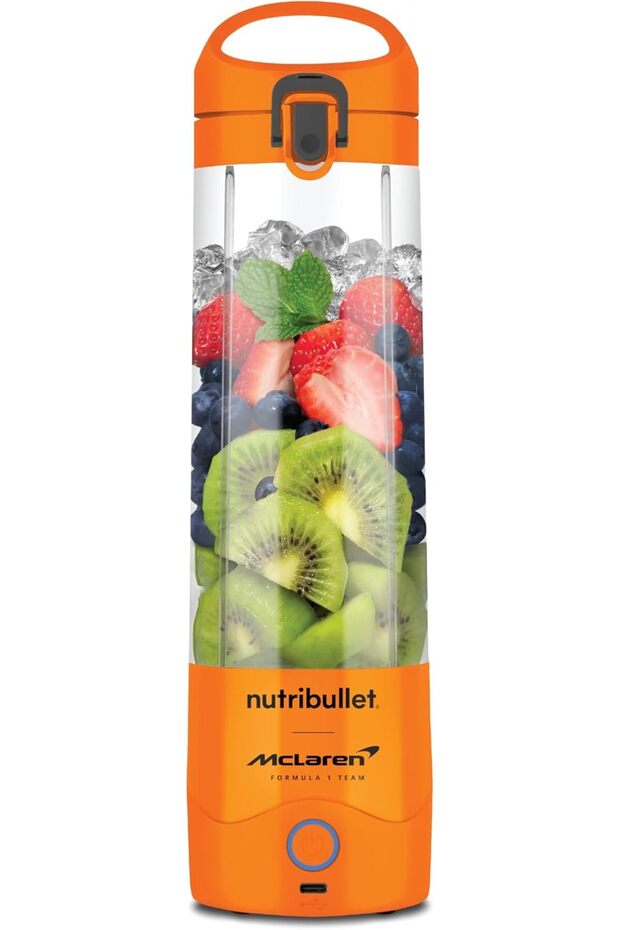 Portable Blender McLaren F1 Team Edition – 590ml Papaya, Leak-Proof Lid
