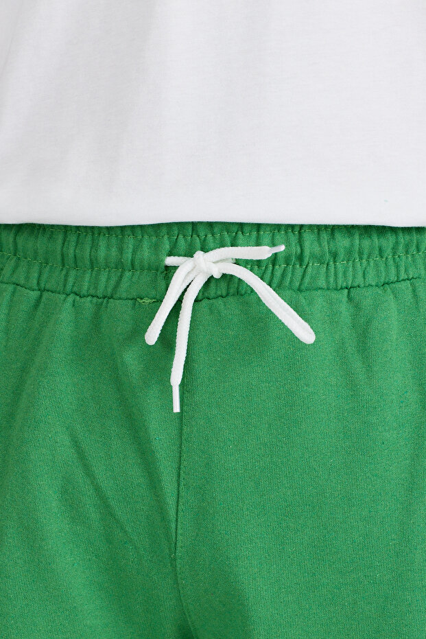 Unisex Renkli Fit Kalıp Basic Şort - 5