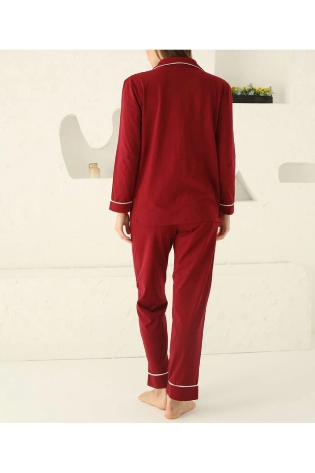 Saten alt üst pijama takımı - 2