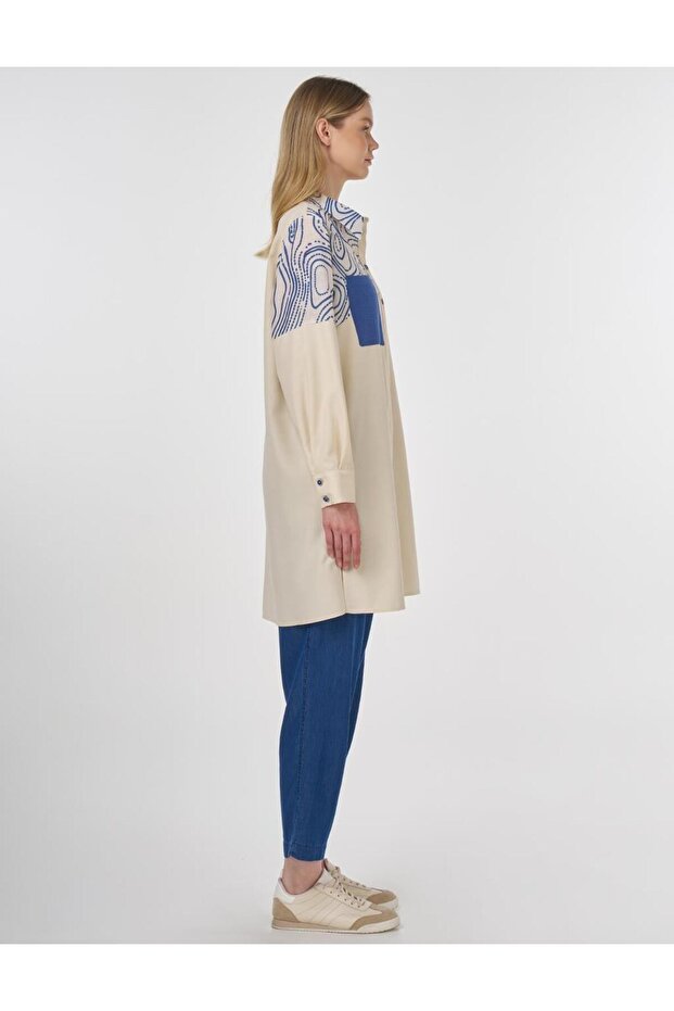 Garnili Modal Tunik - Krem - 7