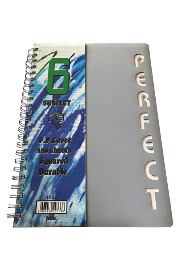 Selale School Notebook .180 Leaf Plas.Kp.Spi. 6 Separation