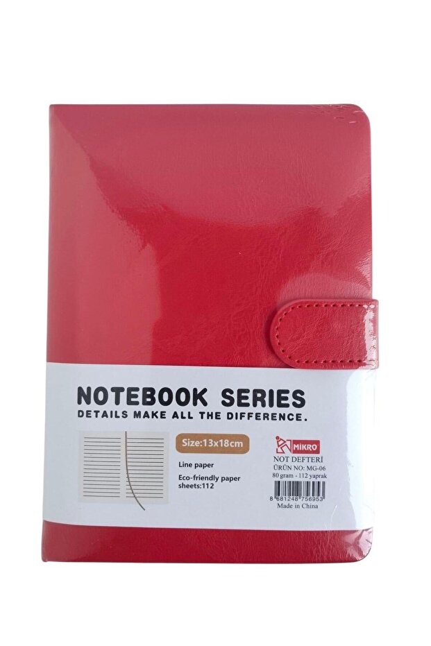 Mg-06 مفكرة مغناطيسية بألوان ثابتة - 5