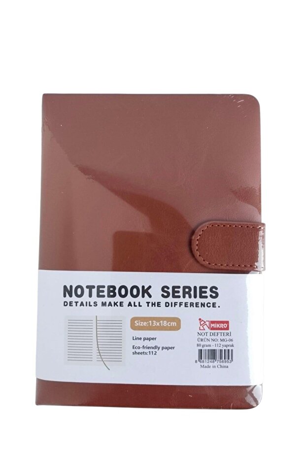 Mg-06 مفكرة مغناطيسية بألوان ثابتة - 3