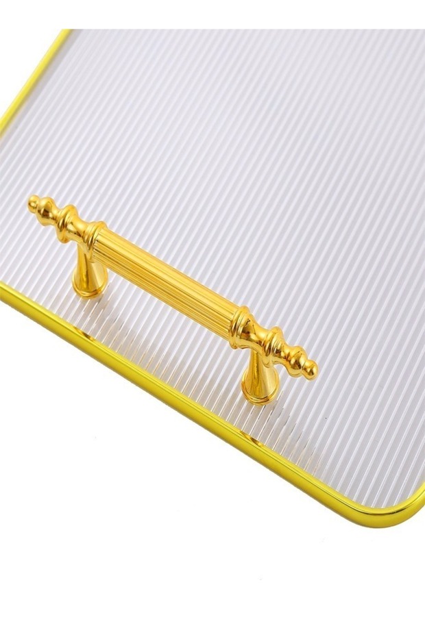 2-Piece Rectangular Decorative Trays with Handle - 4