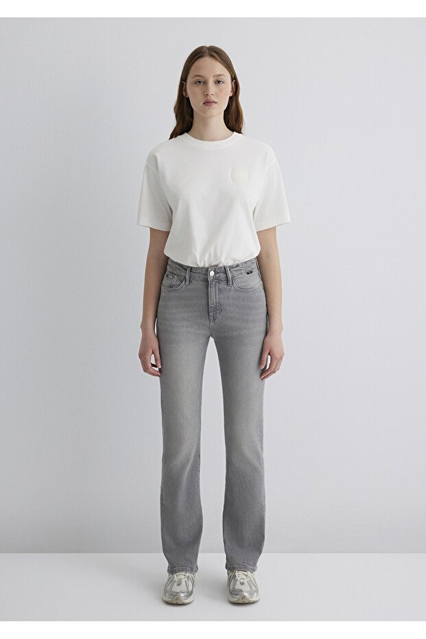 JANE Mid Smoke Classic Denim - 4