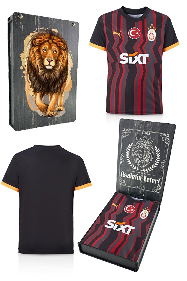 Original 2024/25 Alternate Black Fan Jersey Lion Printed Gift Ahşa