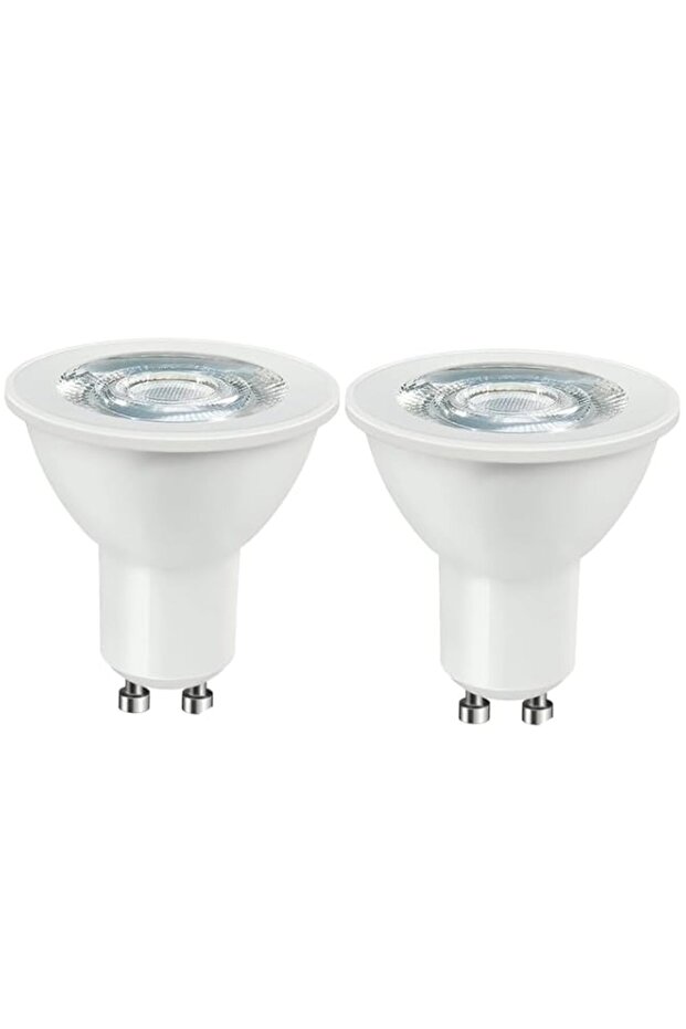 Melfi 7W GU10 Spotlight Bulb, 220V, Daylight & Warm White – Energy-Efficient LED Light for Home & Office (WARM WHITE, PACK OF 2)