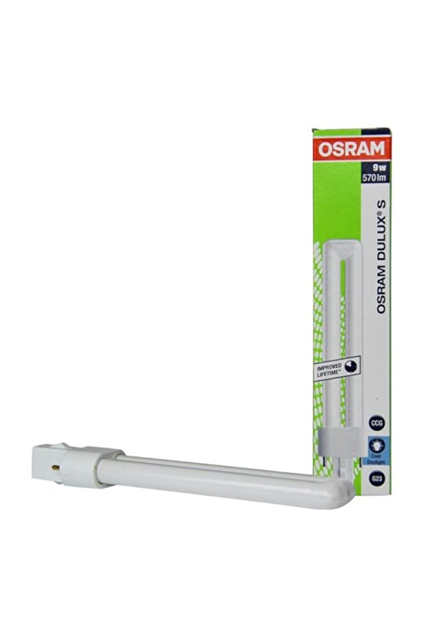 Osram Compact Fluorescent Lamp 9 W 2 Pin Daylight