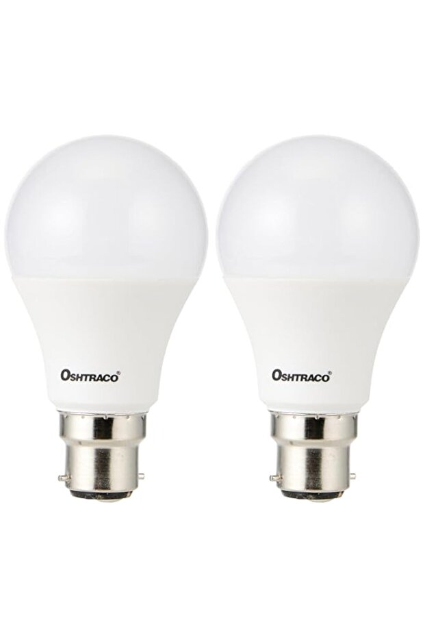 Oshtraco 7W E27 LED Lamp, 2-Pieces Set, Day Light