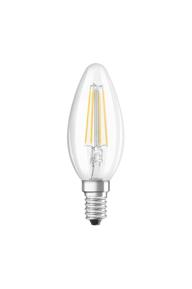 Osram Dimmable E14 Candle light Clear LED Retrofit Classic B 4W Warm White 2700K