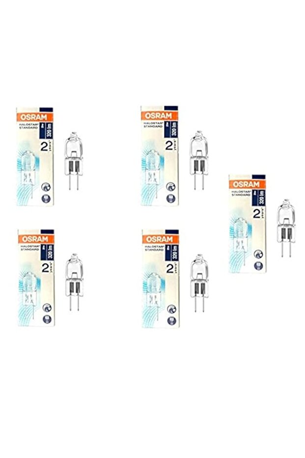Osram Home Decorative Halogen Capsule Bulb, 20W G4, 12V, (Pack Of 5)