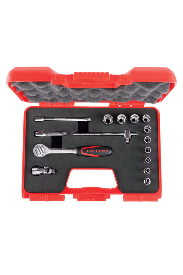 15 Piece 1/4 Six Corner Socket Set - 1107 00 6015
