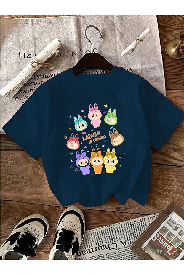 It's Coming Character Printed T-Shirt for Girls