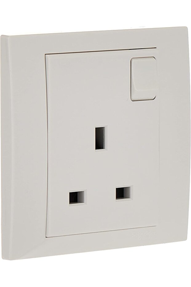 Vivace White - Single switched socket - 13 A - 230 V - 1 gang -white