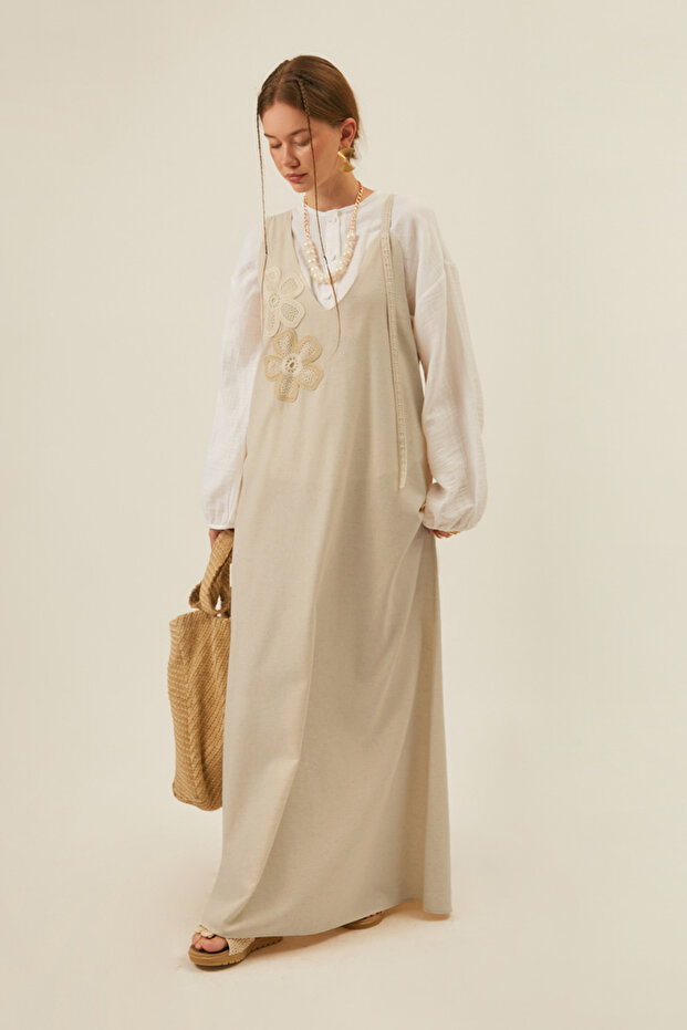 Çiçek Dantelli Jile Taş - 3