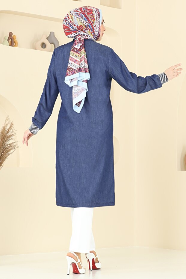 Garni Detay Kot Kap 329MSA980-MS Koyu Kot - 5