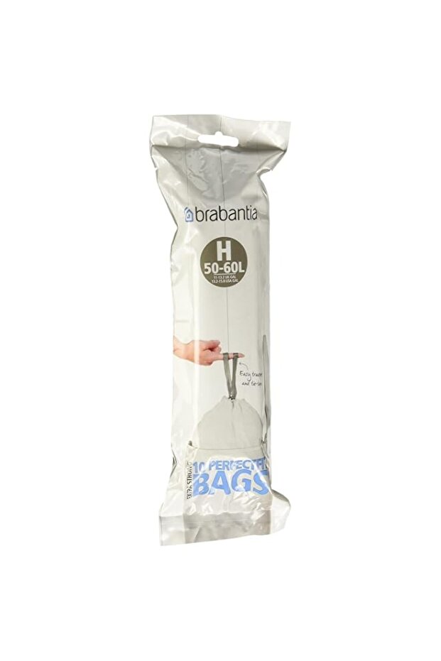 Brabantia Bin Liners Size H (50-60L), Pack of 10