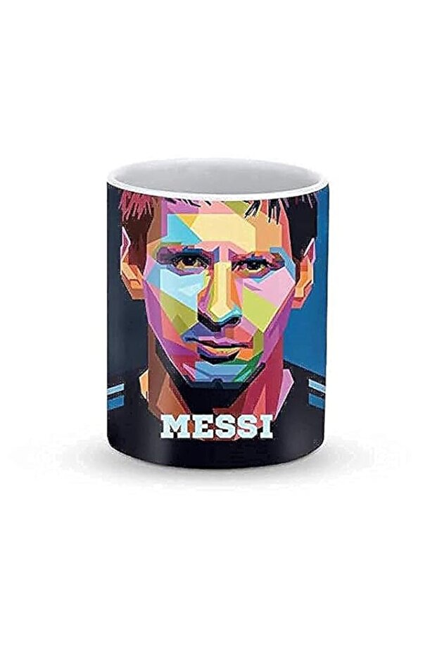 messi white mug