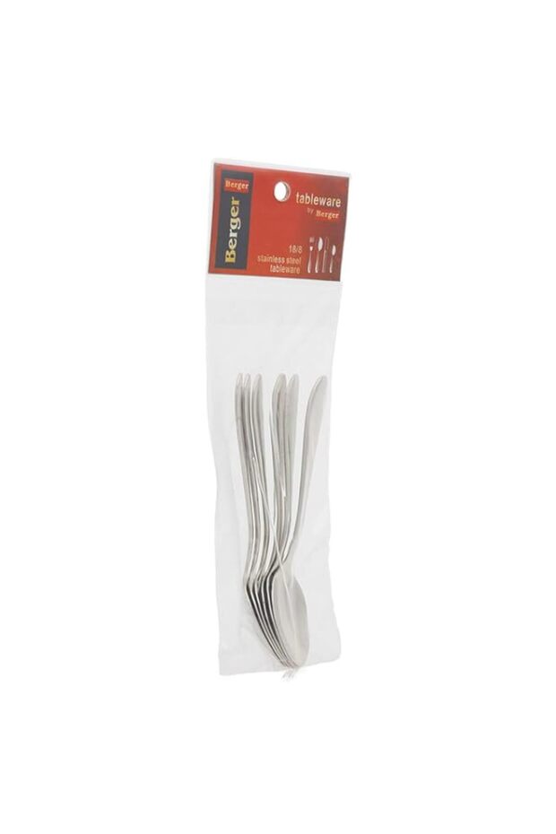 Berger Stainless Steel Tea Spoon Set, 6 Pieces