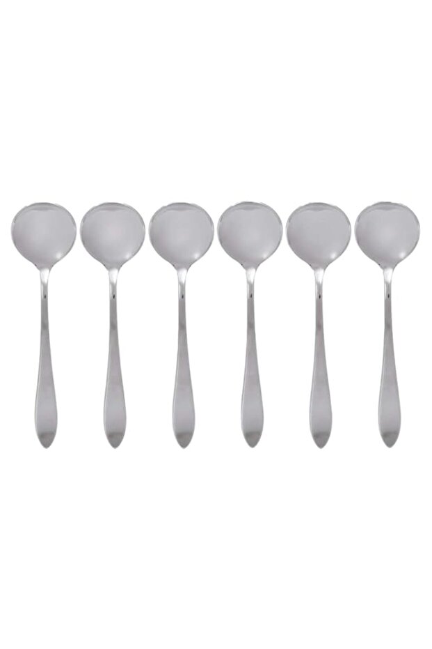 Berger Stainless Steel Soup Spoon Set, 6 Pieces