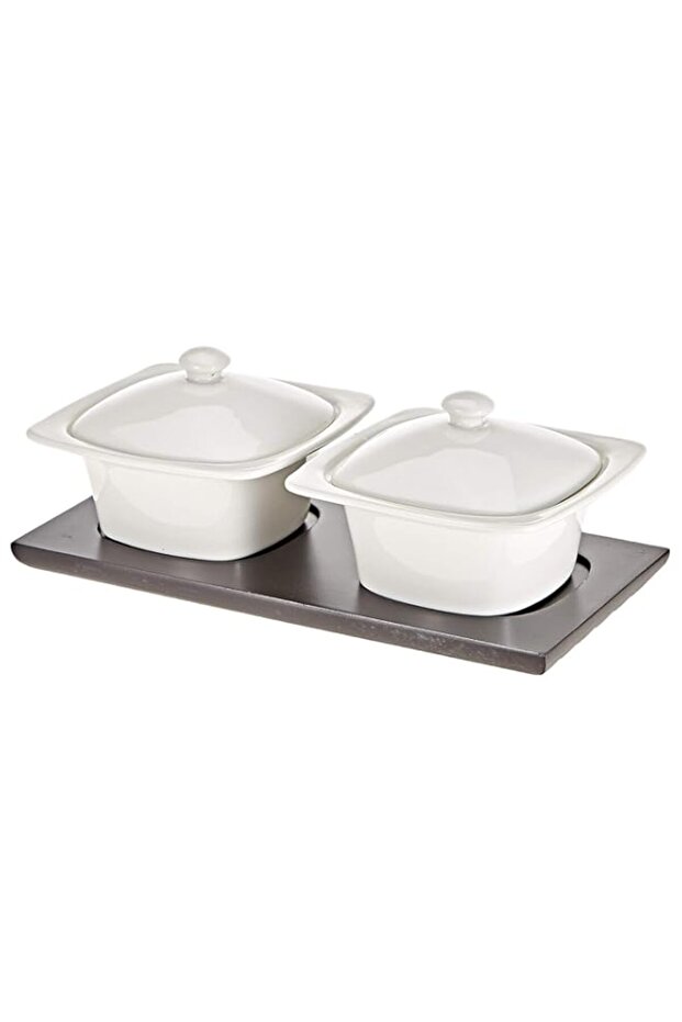 Symphony Doublet Serving Set,White