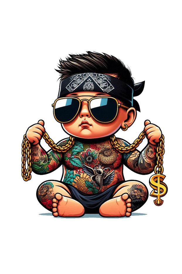 Rich Kids Rich Kids Sticker Car, Motorcycle, Helmet, Laptop, Glass Sticker 13X11 cm