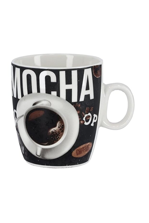 Delcasa 8Oz Bullet Mug | Large Coffee and Tea Mug | Traditional Extra Large Coffee/Tea Mug, Thick Wall Small Portable Mug | Comfortable Handle | Ideal for Hot and Cold Drinks