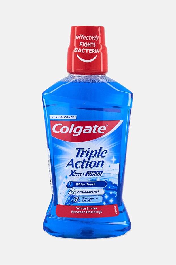 Mouthwash Triple Action Xtra White 500ml, Blue