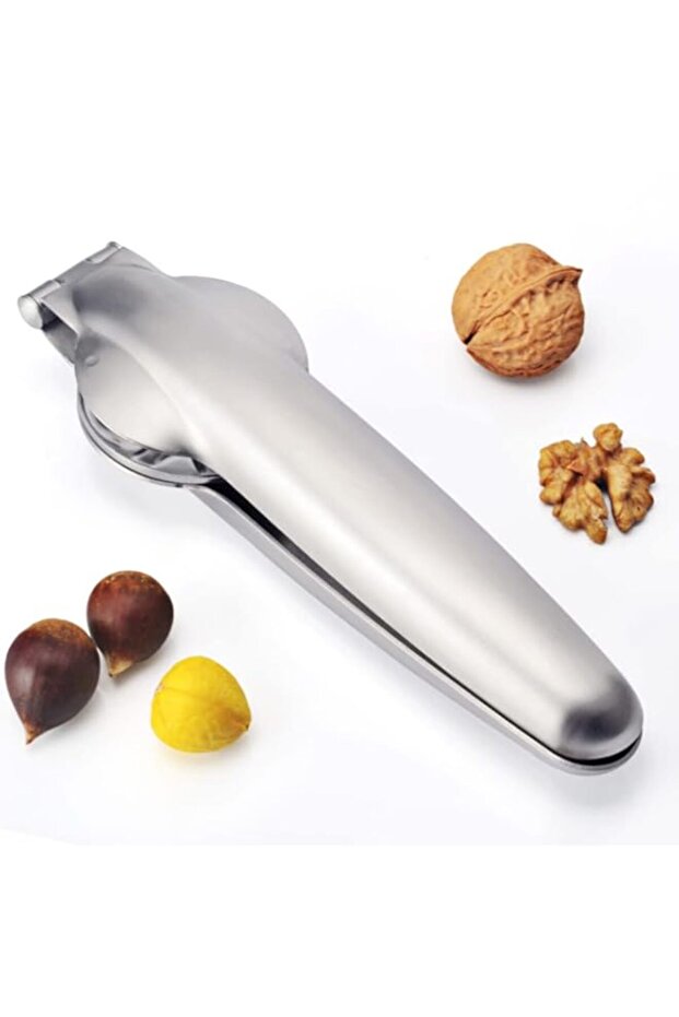 Nutcracker Chestnut Walnut Opener clip, Nutcrackers – Stainless Steel Kitchen Tool - Chestnut Walnut Pecan Dried Fruits Sheller- Nut Plier for Kitchen