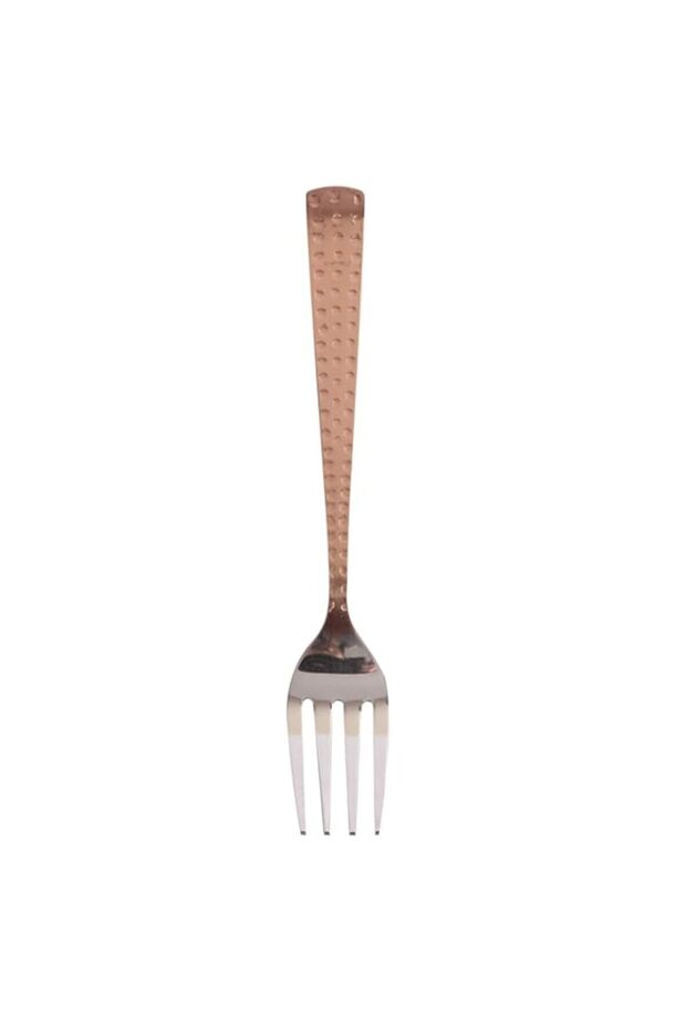 Raj Copper Dessert Fork - 3 Pieces Set , 18cm, RCDF03, Sweet Fork , Pastry Fork , Dessert Utensil