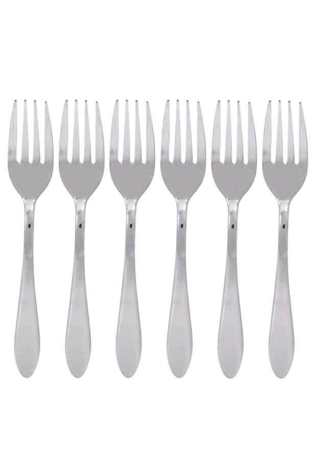 Berger Cake Fork Set, 6 Pieces, Silver, Fd-108-Tf