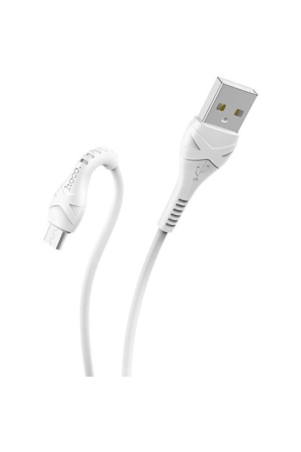X37 USB - MicroUSB Cable, 1m, White - 2