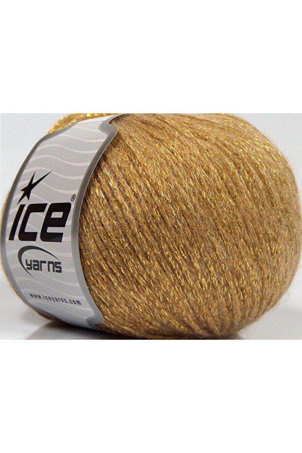 8X50Gr. Night Star Viscose, Wool, Acrylic, Metallic Glitter Gold Metallic Glitter, Winter, Wool, Viscose, Zin