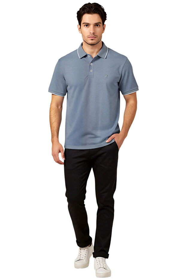Popcorn Tipped Polo Shirt